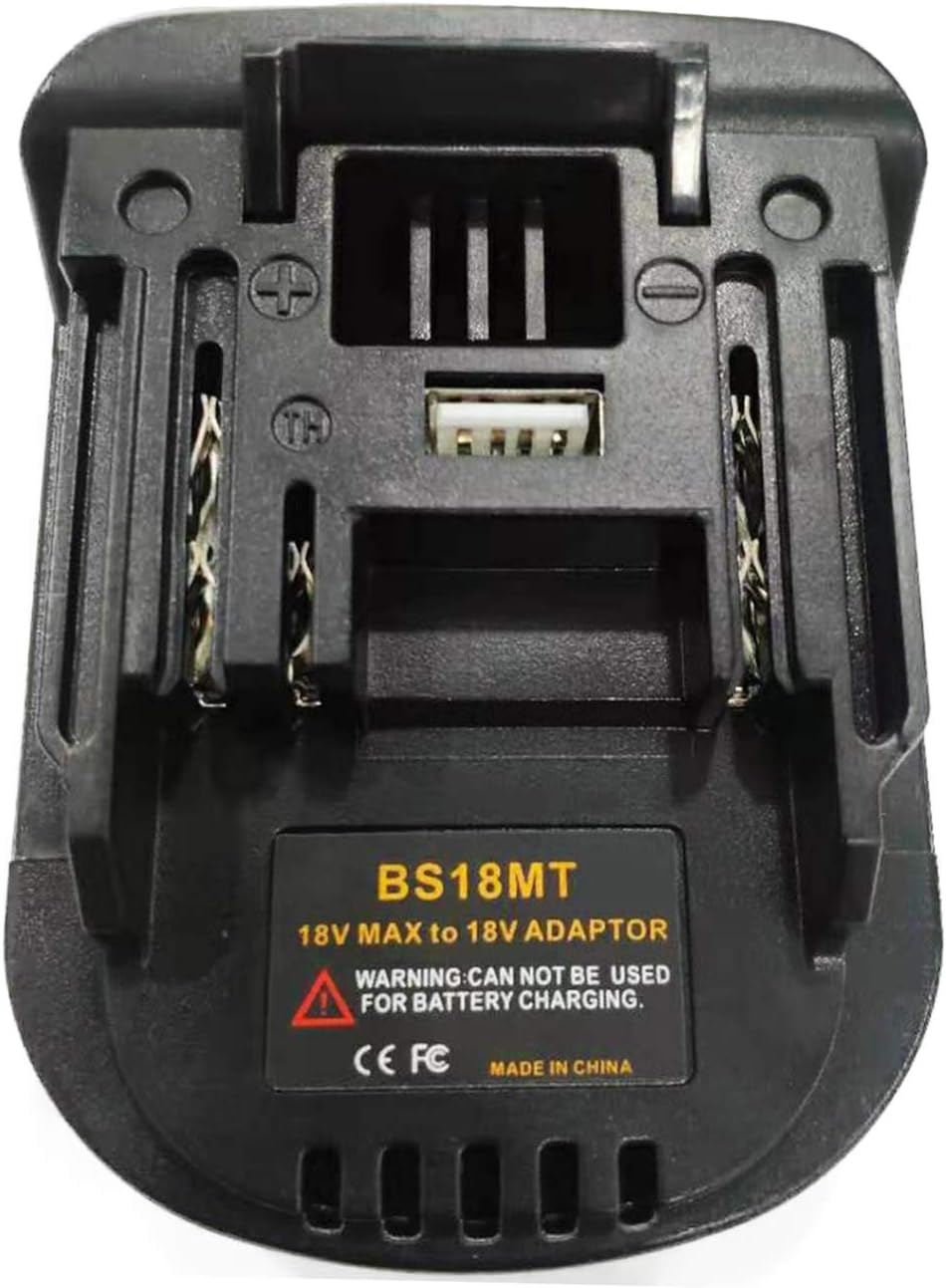 BS18MT Battery Adapter for Bosch BAT612 18-Volt Lithium Battery converts to for Makita 18V Lithium Battery BL1840 BL1850 BL1830 BL1860B LXT 400 etc.