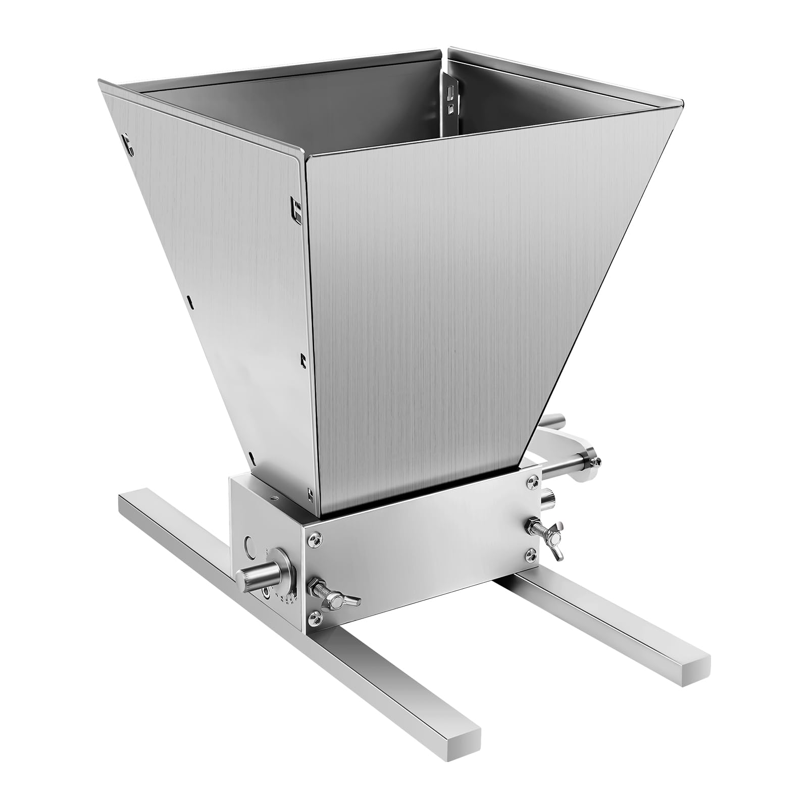 Manuelle Getreidemühle Edelstahl Getreidequetsche Handmühle Malzmühle Futtermühle Maismühle Grainmühle Schrotmühle Crusher