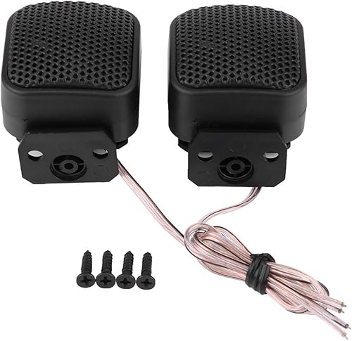 Acouto Tweeters de audio para coche, 1 par, altavoz de audio universal para coche, súper potencia, tweeters rectángulo cúpula para audio del coche