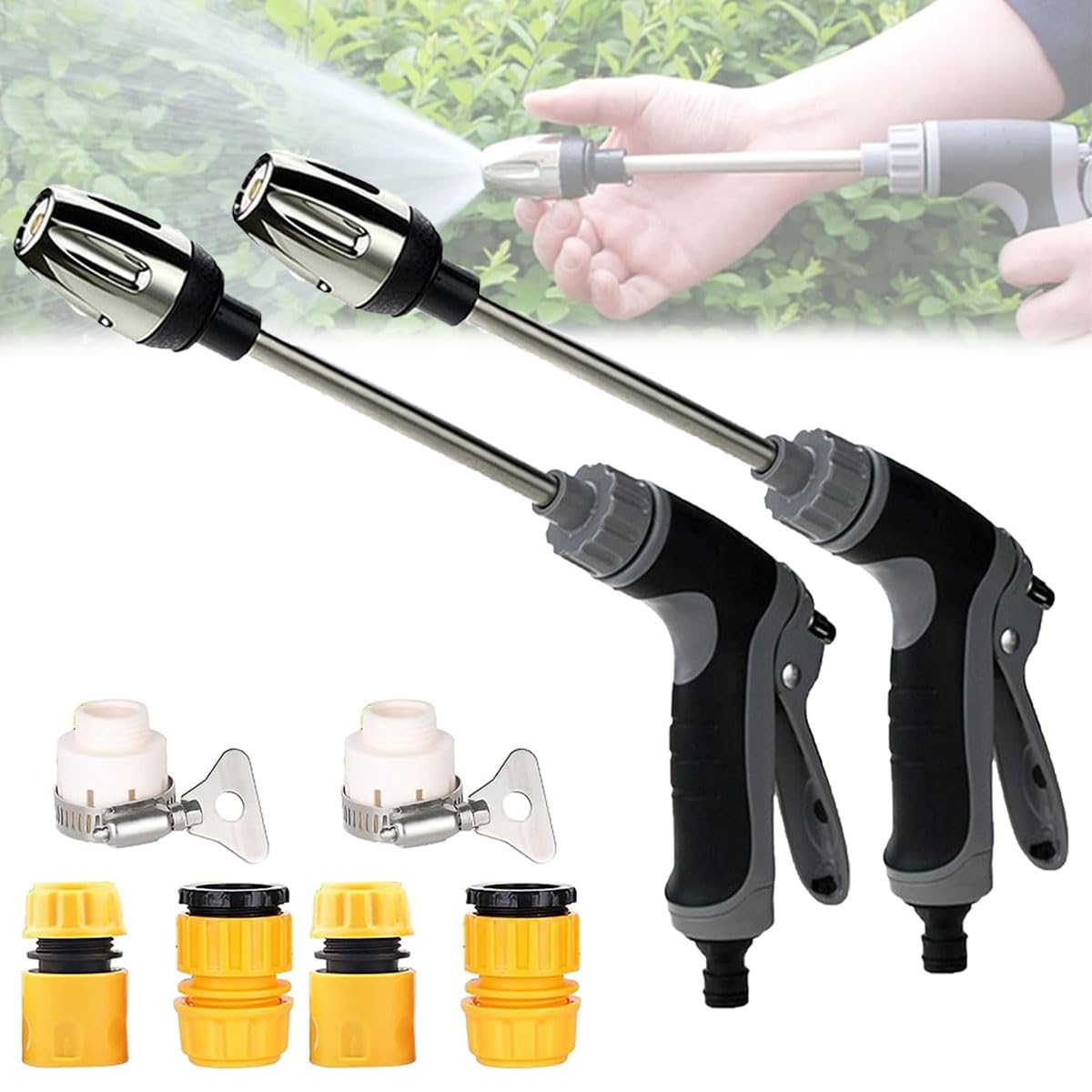Power Washer, Pressure Washer, High Pressure Nozzle, Hose Nozzle, Fits Almost Any Garden Hose, No Special Adapter Required