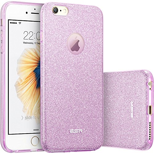 ESR Makeup Glitter Case for iPhone 6s/6, Luxury Glitter Sparkle Bling Designer Case [Slim Fit, Hard Back Cover] Shining Fashion Style for Apple iPhone 6/6s 4.7