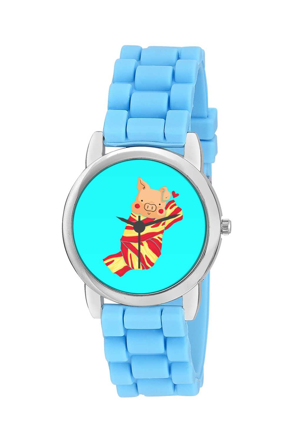 BIGOWL Rakhi Gifts for Kids Cute Pig Illustration Analog Kids Watch - Best RakshaBandhan Rakhi Gifts for Boys/Girls (B01JWJ7X0E) Amazon Price History, Amazon Price Tracker