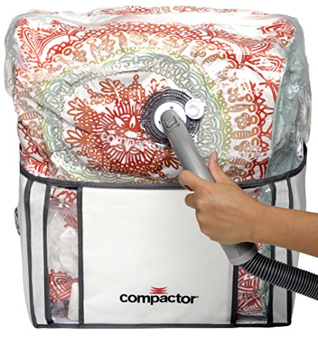 Compactor Space Saver Vacuum Storage Solution Vacuum Bag to Protect Clothes, Pillows, Duvets