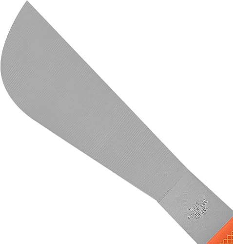 Miniatura 3 de Zenport K114 Cuchillo de cosecha de cosecha, brócolicolifloralgodón, hoja de acero inoxidable de 7.25 pulgadas, naranja