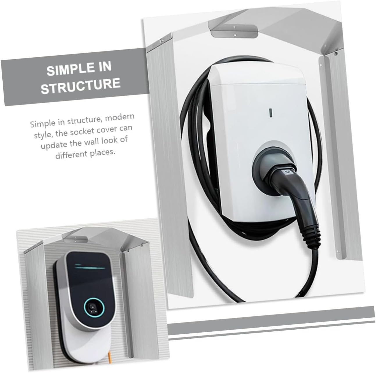 Aluminum Wall Outlet Cover Electric Socket Protector Outdoor Power Outlet Socket Plug Protective Home Improvement