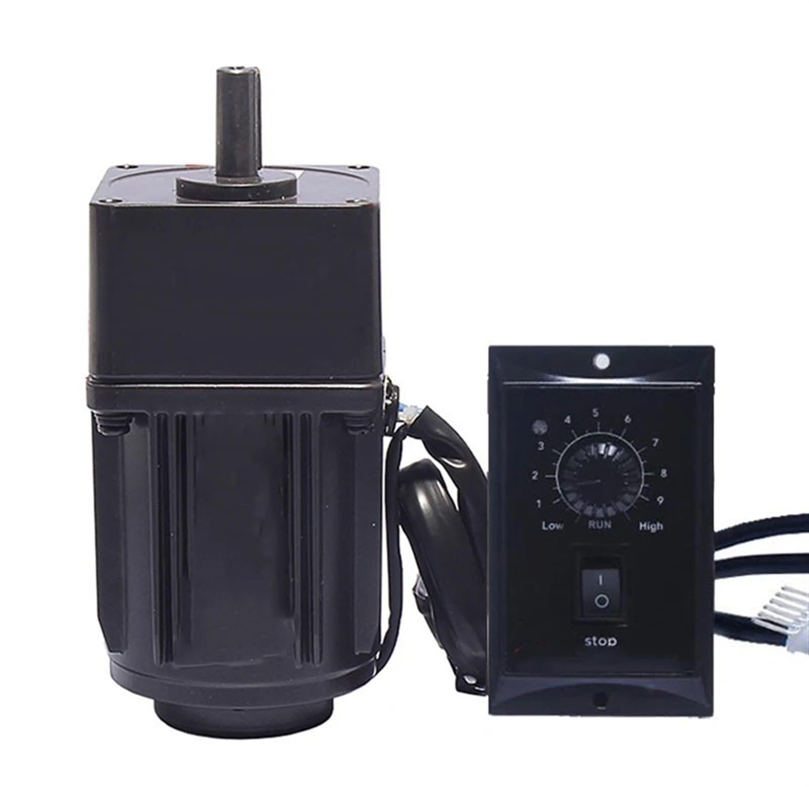 Motor de velocidad variable 3RK15GN-C de 15 W y 70 x 70 mm, con control de velocidad de 220 V CA y reductor de engranajes reversible. Reducción de par(206rpm)