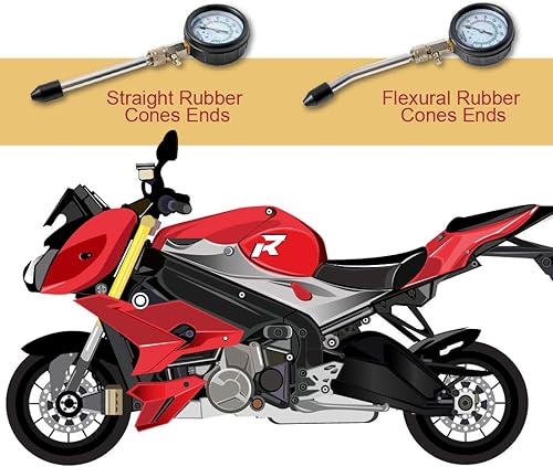 Miniatura 6 de Kit de prueba profesional de compresión de 8 piezas, para cilindro, motor de gas, juego de herramientas de calibración para automóvil y camión