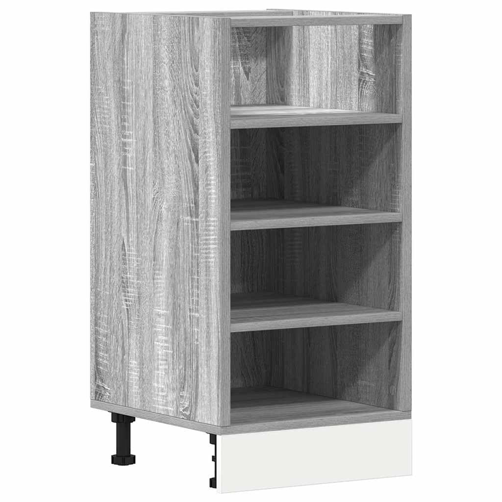 Générique Meuble Bas Riga Gris Sonoma 40 x 44,5 x 81,5 cm Bois d'ingénierie,Meubles de Cuisine,854207