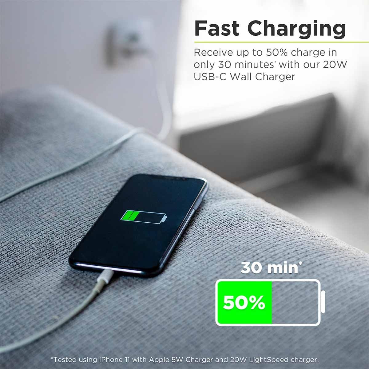 PureGear USB-C to C USB4 Cable (3ft) Power Delivery for iPhone Air, 17, 17 Pro, 17 Pro Max, 16, 15, Galaxy, Pixel Phones, Type C Laptops, & More USB-C Devices - Lifetime Replacement Coverage (White)