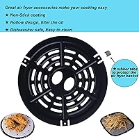 Vista 3 de Sartén de repuesto para freidora de aire Power Dash Chefman 2QT-37QT sartén antiadherente lavavajillas 2 cuartos de galón