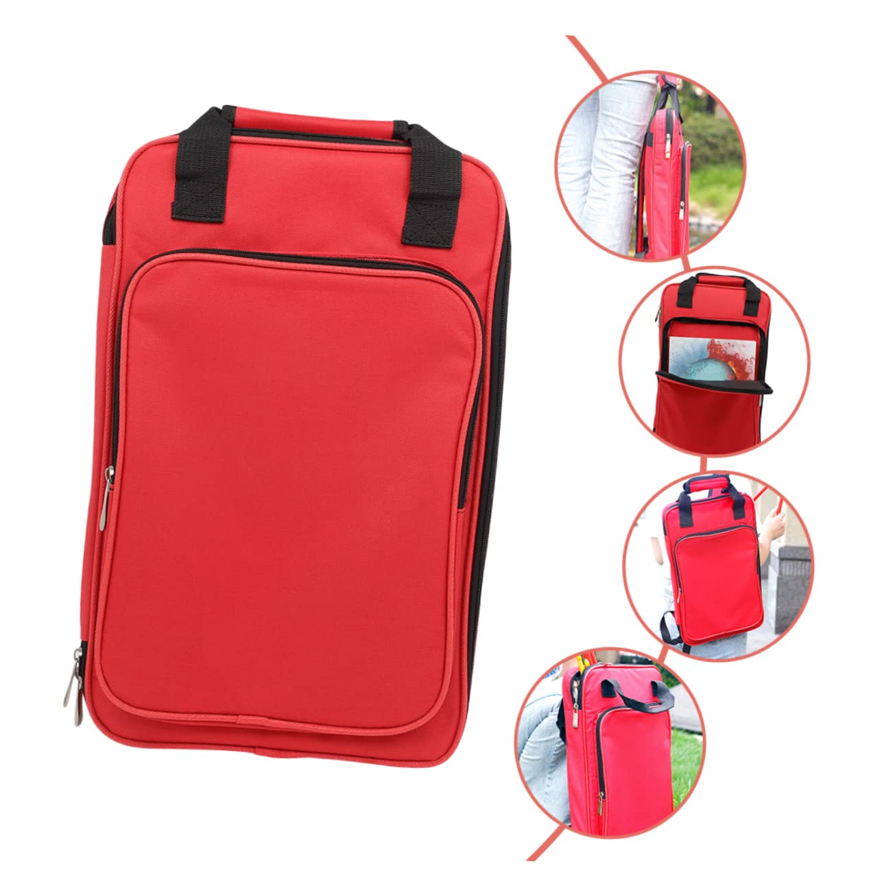 Mikinona Borsa per Bacchette di Capacità Custodia per Bacchette Accessorio per Batteria Leggera e Facile da Trasportare