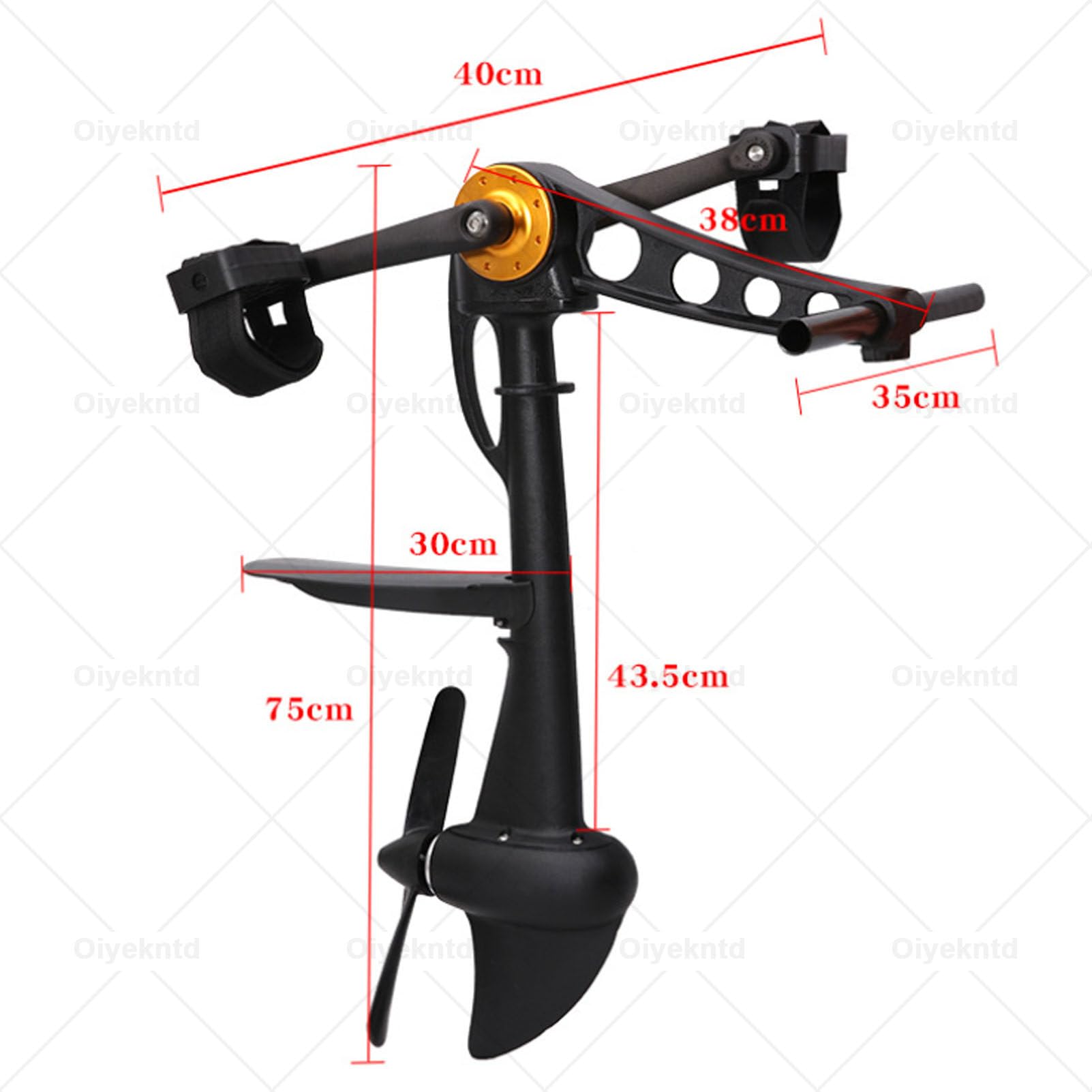 Sistema di propulsione a pedale kayak con timone per pesca e caccia, compatibile con tavole gonfiabili per adulti e bambini, robusto e affidabile