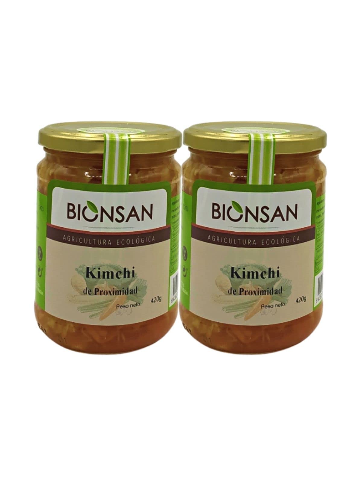 Kimchi Ecológico de Proximidad 2 botes 420gr Total 820gr