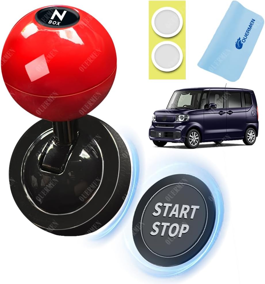 Car Engine Start Button Funny Car Push Start Lever Start Button Auto Ignition Button Cover Aftermarket Decoration Modification Accessories Unique Easy Install All Metal Material Red