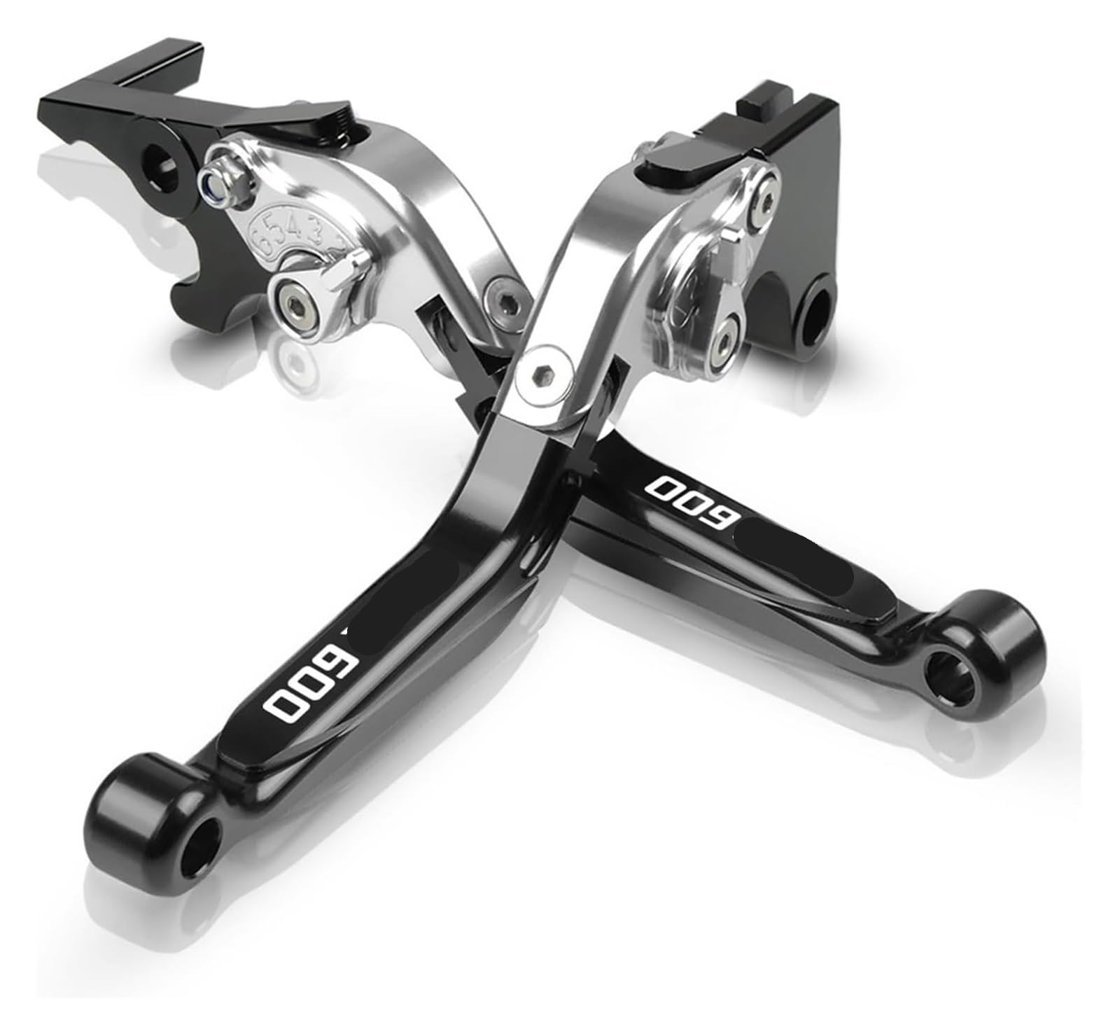 OIAJDSAD Motorcycle Clutch Levers for FZR 600 FZR600 1994 1995 1996 1997 1998 1999 Motorcycle Adjustable Folding Extendable Brake Clutch Levers Modification Parts