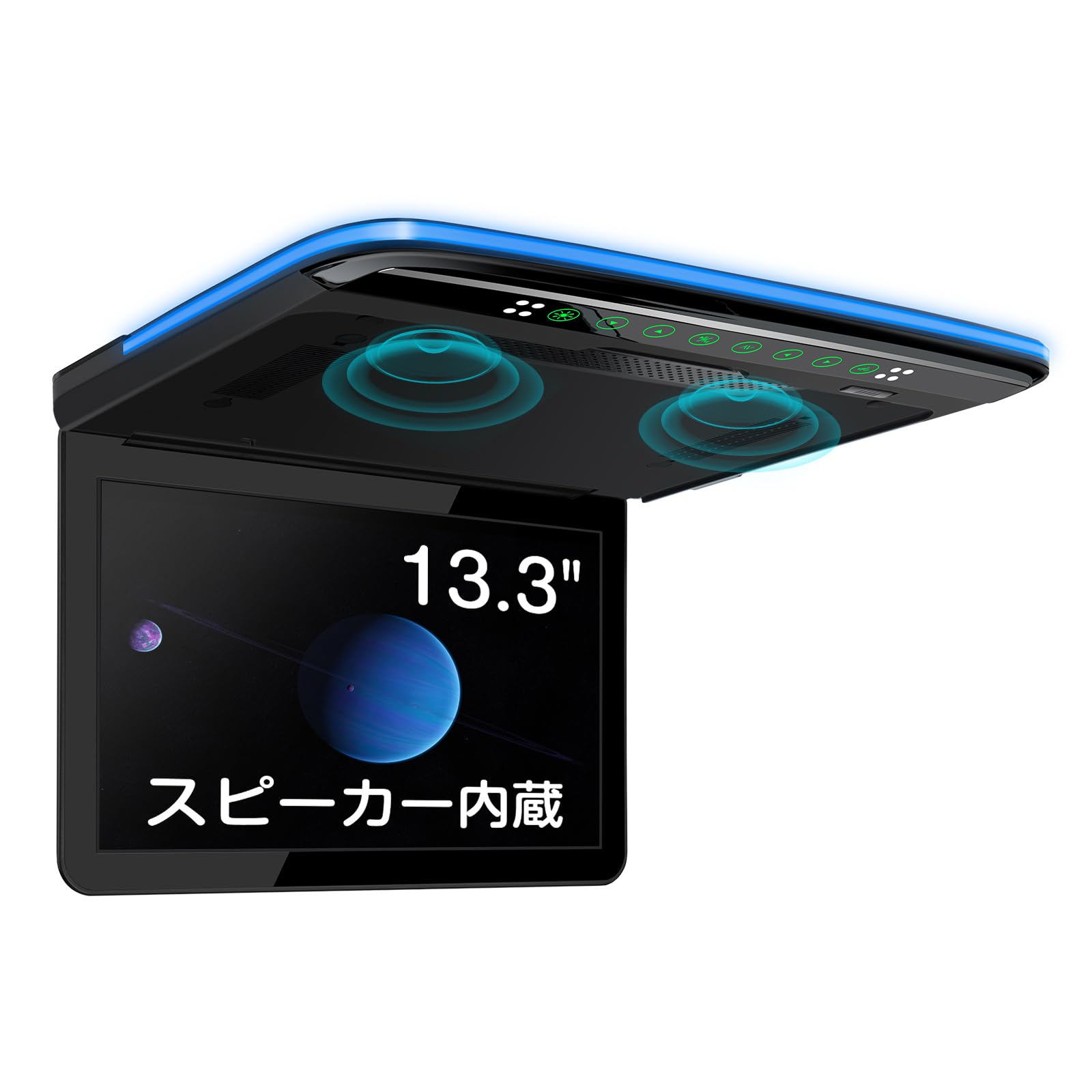 Amazon.co.jp: XTRONS フリップダウンモニター 13.3インチ 大画面