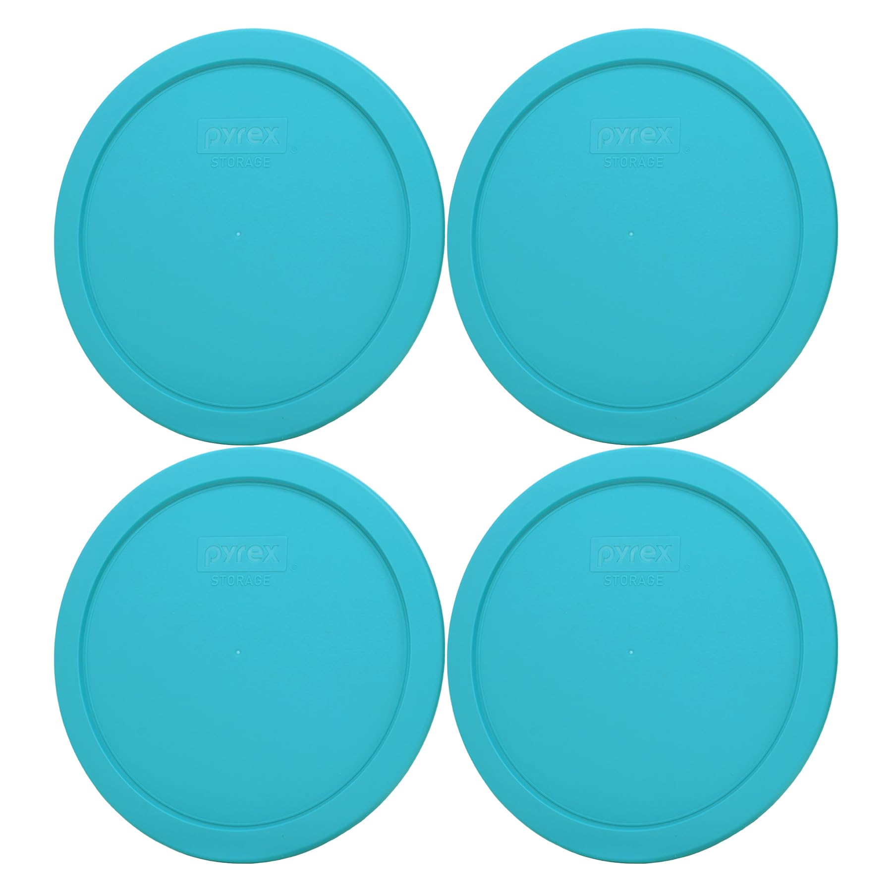 Amazon｜Pyrex 7402-PC 6/7カップ ターコイズ 食品保存 交換用蓋 (4個