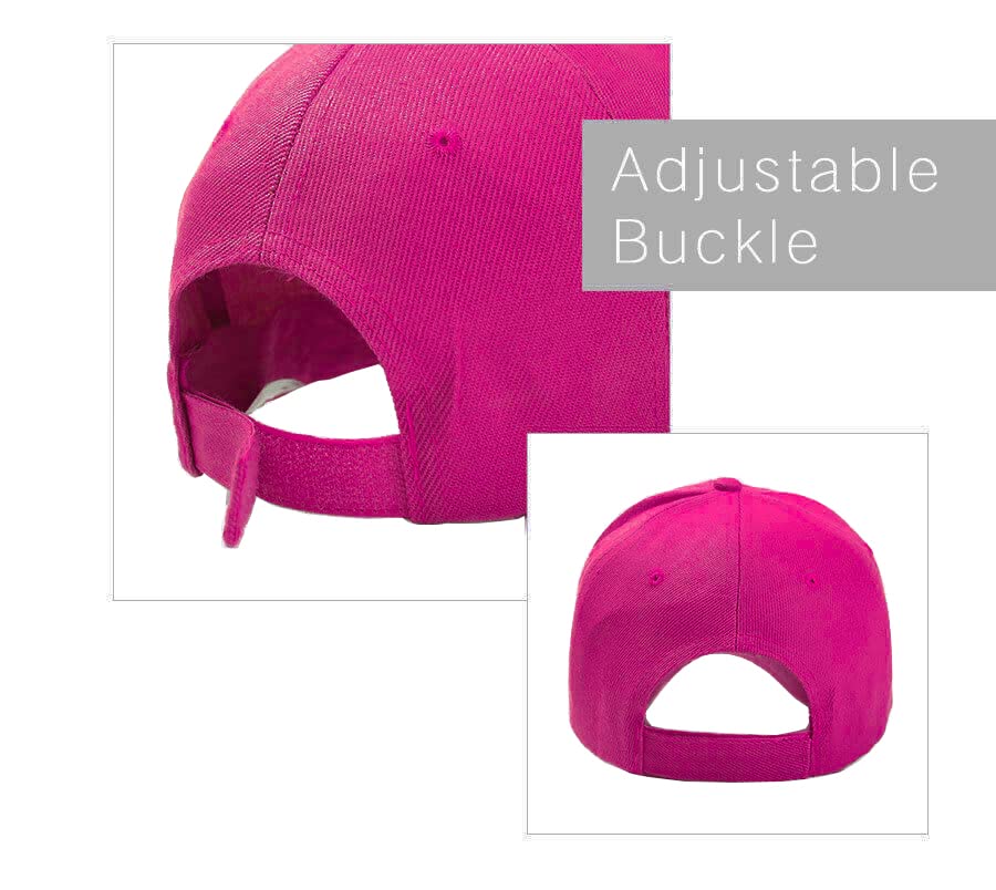Image of Gelante Adult Plain Baseball Cap Hat Classic Adjustable Size for All Seasons