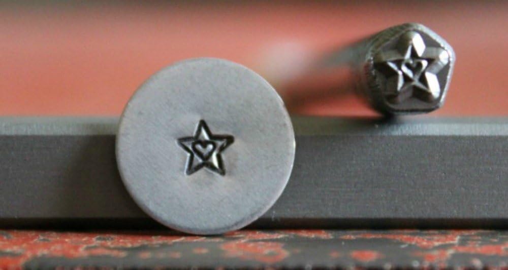 Supply Guy 5mm Star in Star Metal Punch Design Stamp WM-6