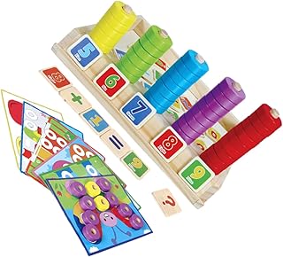 SAFIGLE 1 Conjunto Divertido Contagens De Quebra-Cabeças Para Crianças Brinquedos De Madeira Quebra-Cabeças Para Crianças Quebra-Cabeças Para Crianças Blocos De Construção De Madeira Para