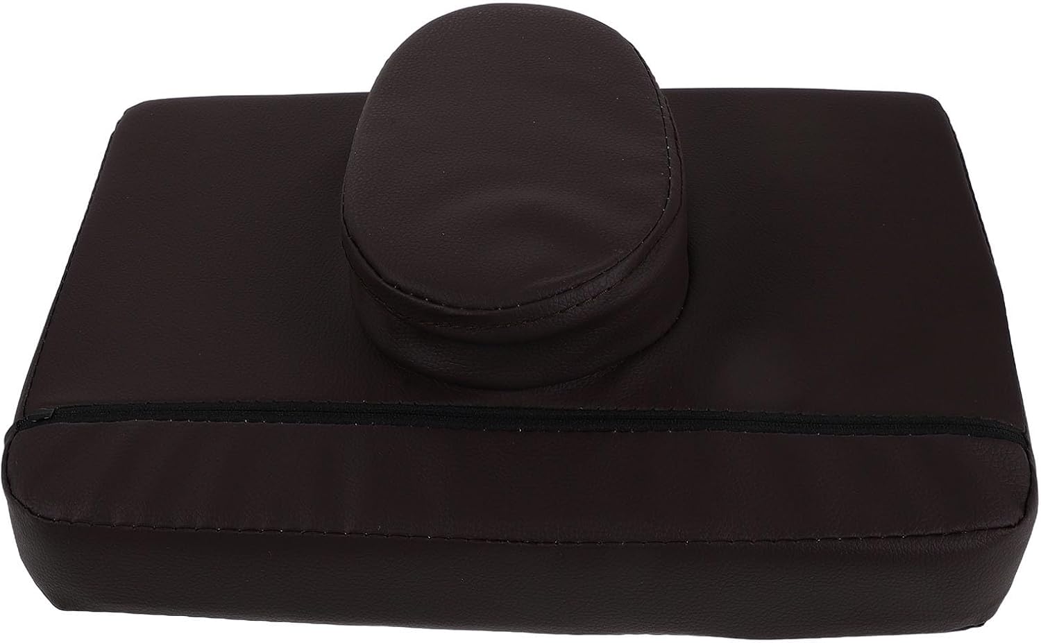 Spa Facial Pillow: U-Shaped Face Down Cushion - Breathable Beauty Salon Headrest for Spa and Beauty Beds Massage Tables Black