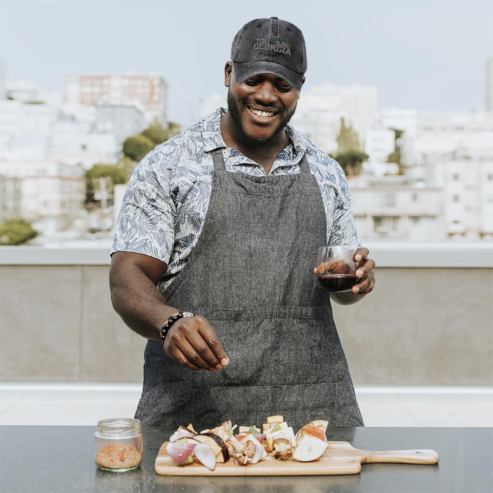 Custom Soft Baseball Cap Embroidered Georgia Tybee Island Ga GEA. Georgian Empire South Cotton - Image 2