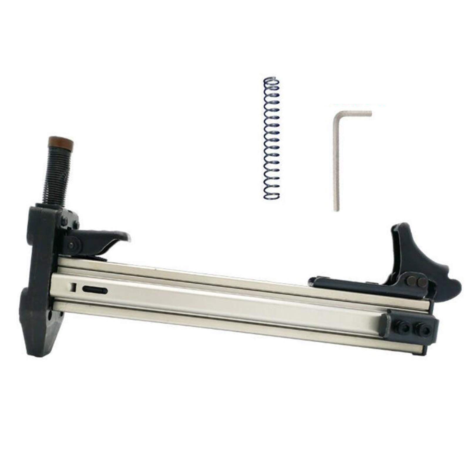 Pistola sparachiodi semiautomatica, Chiodatrici manuali multifunzione con testa in acciaio legato e corpo in lega di alluminio per trasporto automatico chiodi in acciaio ST-15 / ST-18 (1 Pezzo)