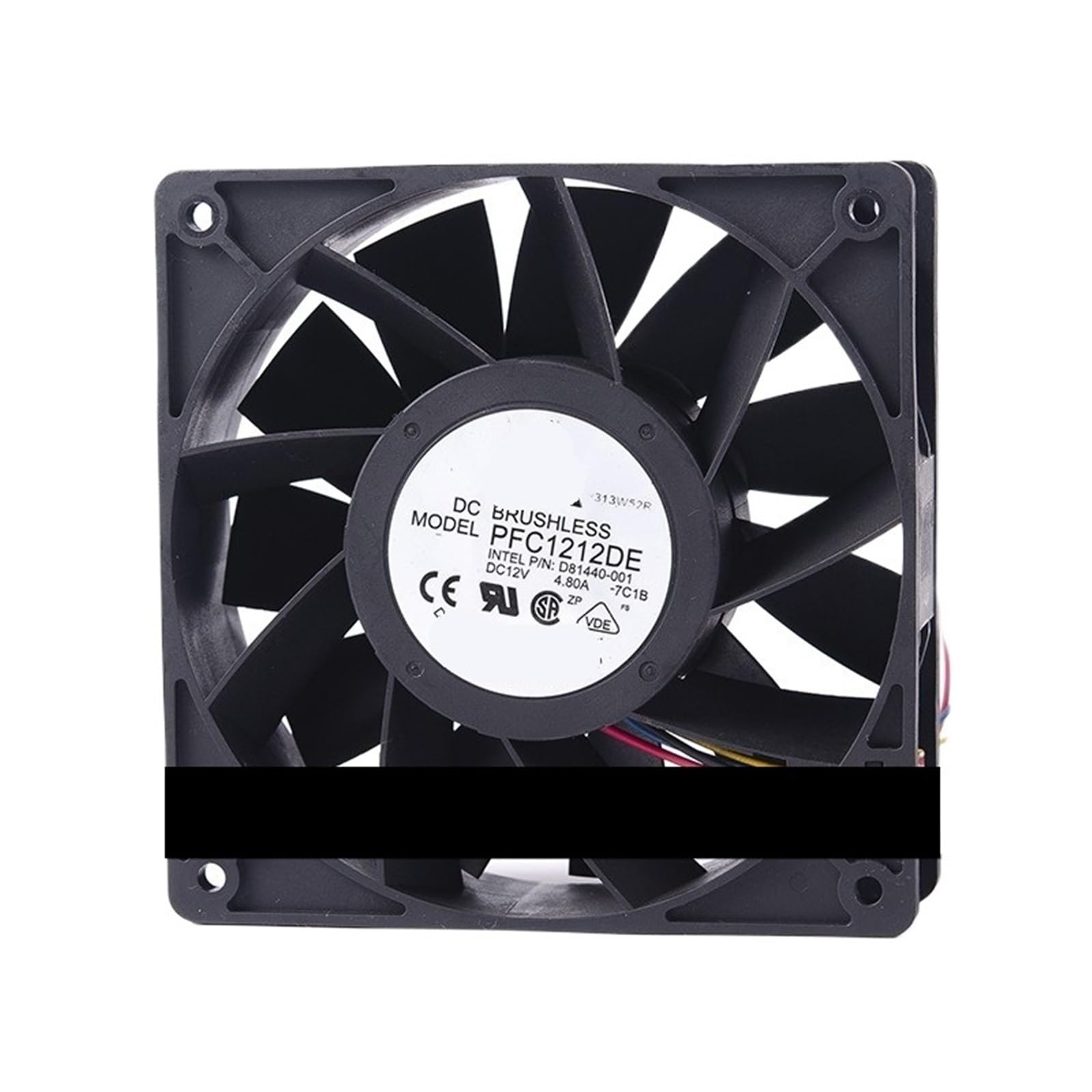 PEQYUACTE PFC1212DE DC 12V 4.80A 120x120x38mm 4-Wire Cooling Fan