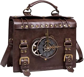 ショルダーバッグ レディース 斜めがけ メッセンジャーバッグ スチームパンク ファニーパック トートバッグ