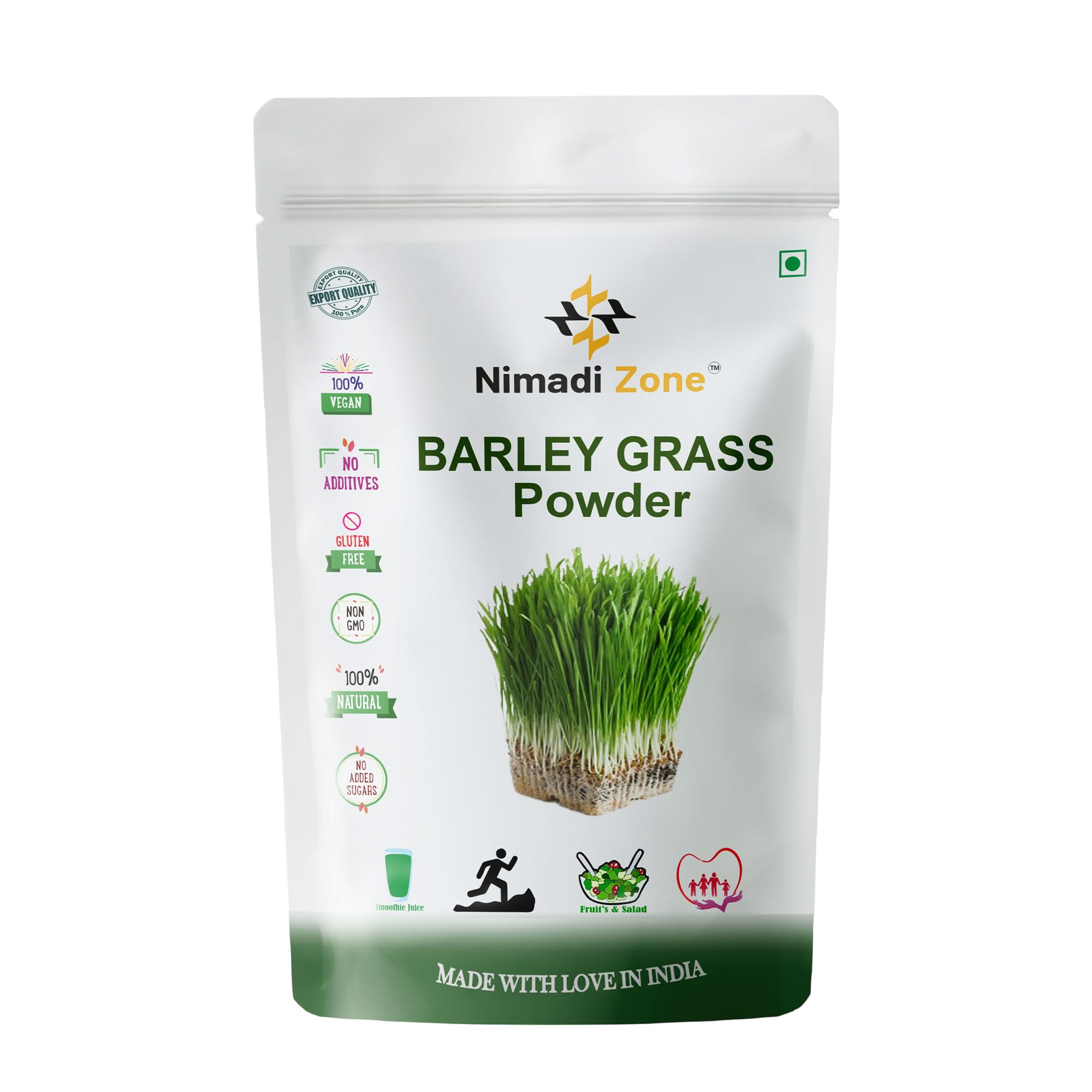 Nimadi Zone Barley Grass Juice Powder | Super food | Natural, Alkaline and Chlorophyll - 100 GM By Nimadi Zone (B0D54BKSKK) Amazon Price History, Amazon Price Tracker