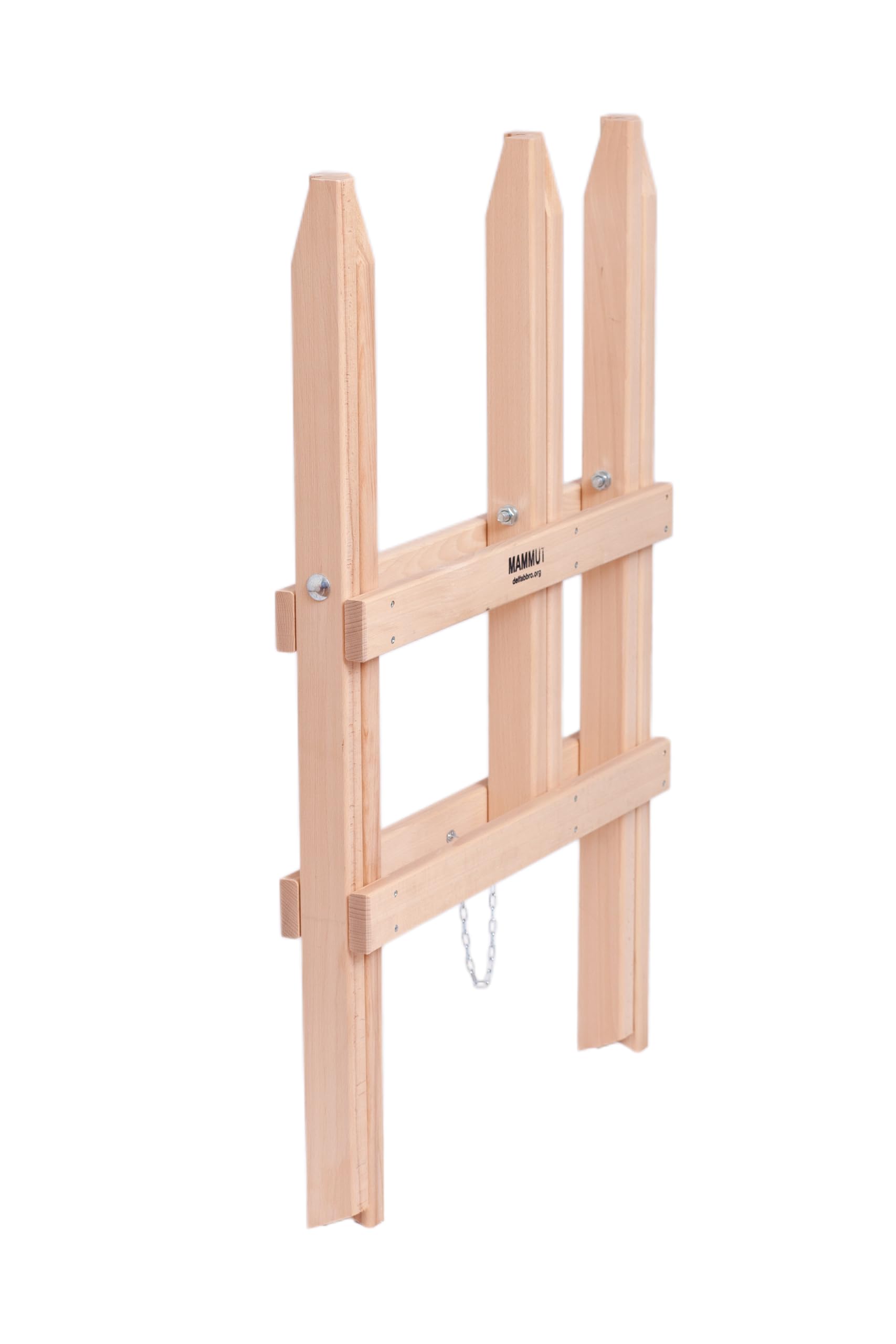 Caballete Cortaleña Plegable Del Fabbro Mammut – Caballete de Madera de Haya para Corte de Leña Profesional – Hecho en Italia