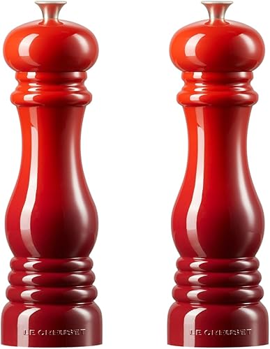 Miniatura 22 de Le Creuset Petite Salt and Pepper Mill Set, 5" x 2" each, Cerise