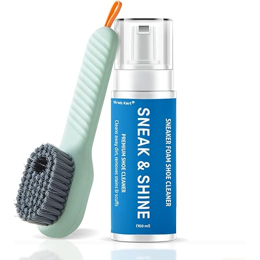 Shoe Cleaning Kit - Cleaner Spray + Brush