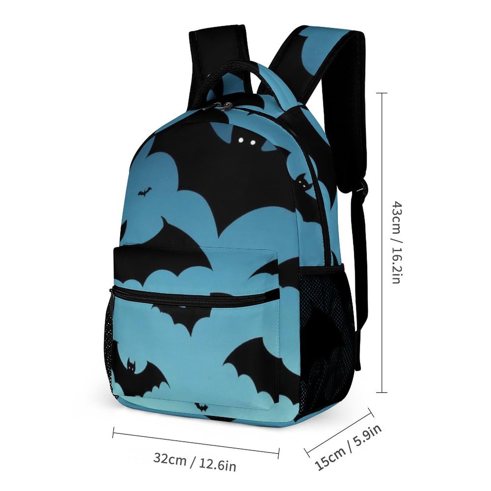 Mochila para portátil con bolsa para el almuerzo y neceser de viaje (Bat)