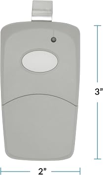 Garage Door Remote Replacement for Linear Multi-Code 3089 308911 MCS308911 (White) (2 Pack)