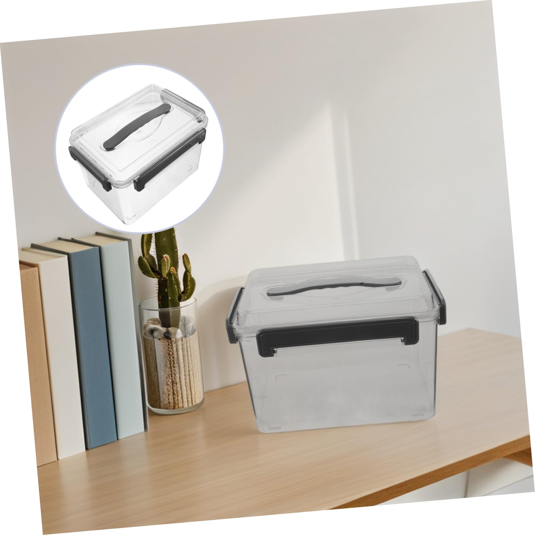 SHINEOFI Acryl Kameragehäuse Kameratascheneinsatz für Digitalkamera Zubehör und Objektivfilter Transparent Leicht Schneller Zugriff für Reisen und Studio für Fotografen