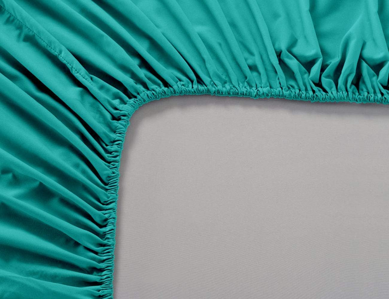 Marquess 4-Piece Microfiber Cooling Sheet- Cooling Microfiber Sheets Breathable Luxury Lightweight Bedding Hotel Sheets with Deep Pocket(Teal, Full) Teal Full