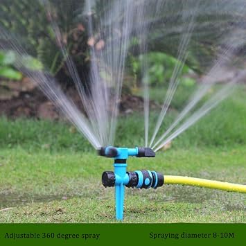 Lawn Sprinkler Automatic Garden Water Sprinklers Lawn Irrigation System Large Area Coverage Rotation 360 Degree