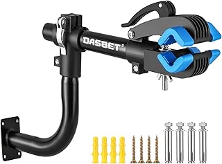DASBET Bent Bike Repair Stand | Wall Mounted Bike Work Stand with Adjustable Clamp Bench Mount Bike Stand Bicycle Maintenance Rack Bike Clamp for Road Bike Mountain Bike