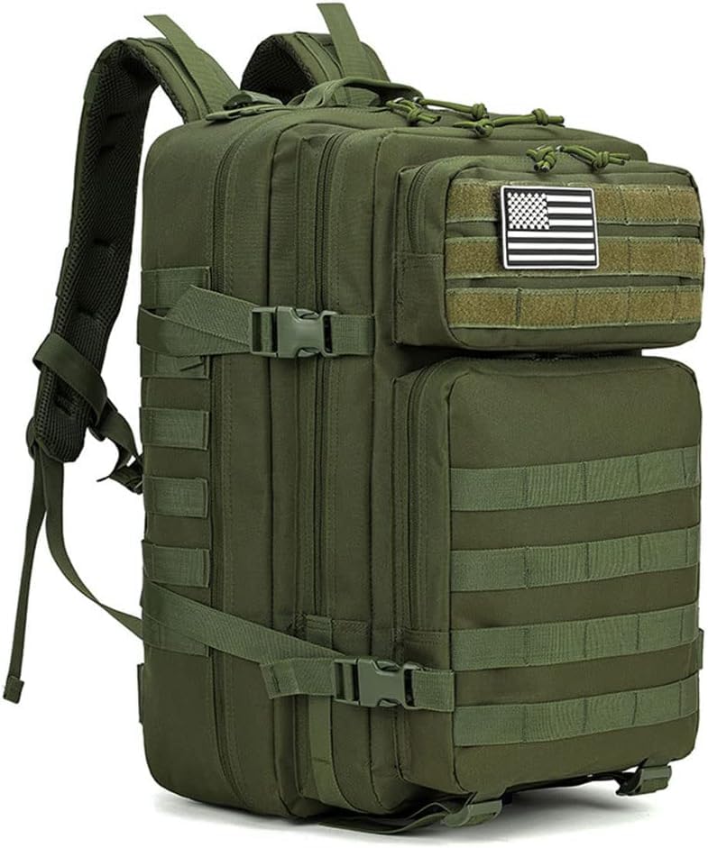 XSPORTS472 Military Tactical Backpack Large 45L Molle Bag Backpacks Rucksacks for Hiking Fishing Backpack Rucksack Outdoor Camping Trekking Hunting