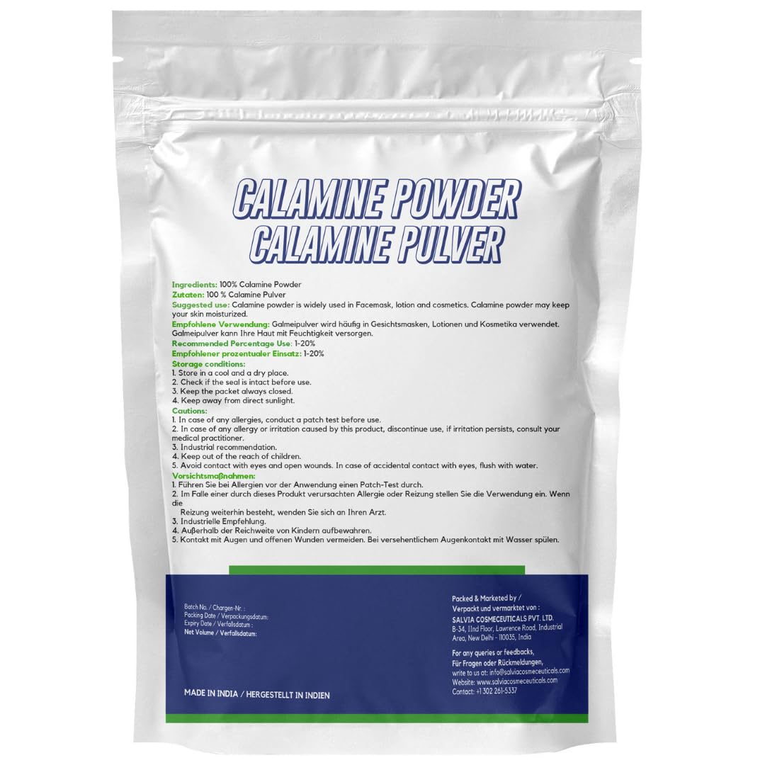 Calamine Powder 7 Oz/Calamine Powder for Skin, Calamine Powder for Soap Making, Calamine Powder for Itching, Calamine Powder Bulk, Calamine Powder Pure, Calamine Powder for Face