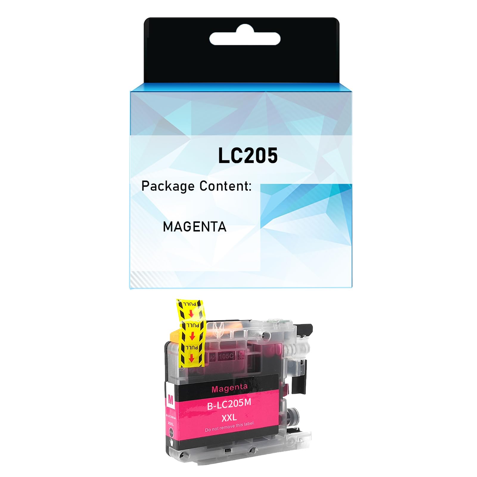 YUNNRT LC205 LC207 Ink Cartridge Compatible for Brother MFC-J4620DW MFC-J4320DW MFC-J4420DW MFC-J5520DW MFC-J5620DW MFC-J5720DW Printer M