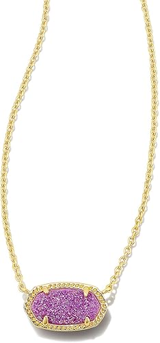 Miniatura 96 de Kendra Scott - Collar Elisa con dije para mujer, joyería de moda, chapado en oro de 14 quilates