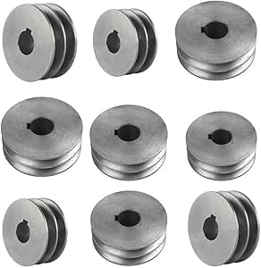 V-Belt Pulley Bore V-Belt Sheave A Type Double Slot Cast Iron Pulley Motor Dia Power Tool Accessories(50x31x19mm - View #10