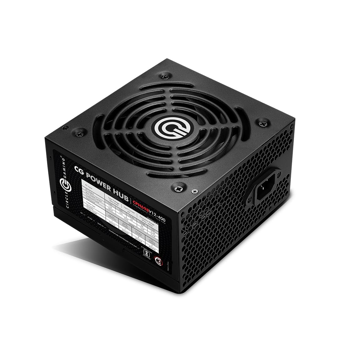 Circle CG RAW Power 400 Watts Gaming SMPS/PSU for Desktop PC | Non-Modular Power Supply | 120mm Silent Fan | Active PFC | Flat Cables | 80 Plus Ready | Gaming & Office PC PSU-image-7
