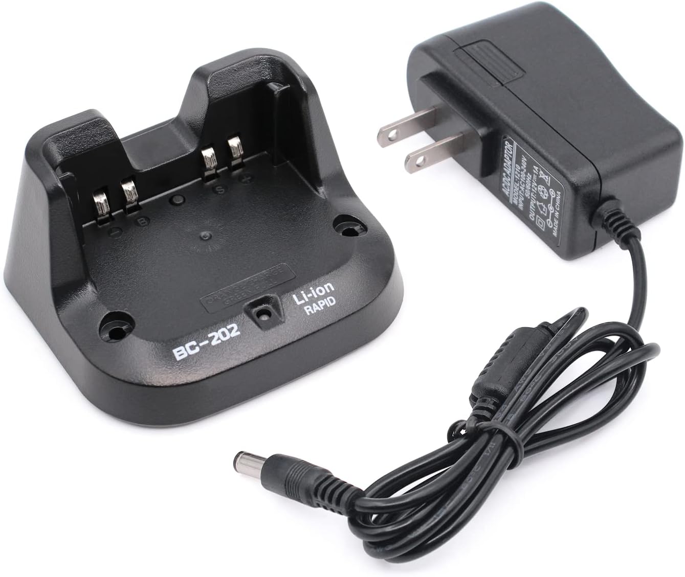 Replace BC-202 Rapid Charger Compatible for ICOM ID-31A ID-31E ID-51A ID-51E ID-52A ID-52E Radio ICOM BP-307 BP-272 BP-272Li BP-271 Battery Charger