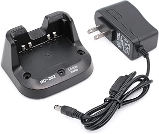 Replace BC-202 Rapid Charger Compatible for ICOM ID-31A ID-31E ID-51A ID-51E ID-52A ID-52E Radio ICOM BP-307 BP-272 BP-272Li BP-271 Battery Charger