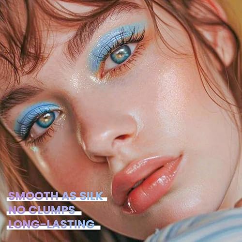 Vista 248 de evpct - Juego a granel de lápices de sombra en crema para ojos, impermeable, brillante, metálico, blanco deslumbrante, gris, plateado, negro