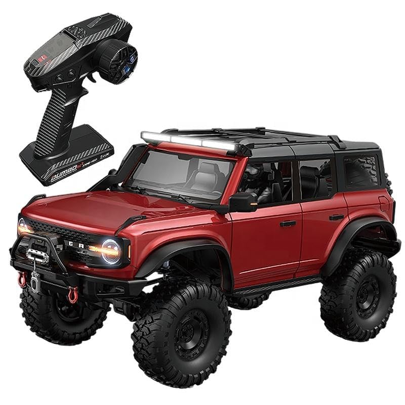Image of RC Off Road Car 1:16 Scale All Terrain Remote Control Car, 4X4 High Speed 15 Km /h RC Truck 1 Rechargeable Batteries Waterproof Monster RC Crawlers with LED Light for Kids Boys and Adults