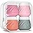 Gemice 4 OZ Travel Size Containers for Toiletries, 4-Pack Leak-Proof Silicone Slime Jars with Lids, BPA Free Small Round Cosmetic Slime Container for Lotion, Cream, Ointments, Travel Essentials